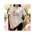 thumbnail image 1 of Camiseta La Mamá Más Bonita Día De Las Madres, regalo del Día de la Madre de la hija, camiseta para mamá Color Blanco Talla Chica Marca Emil SaEs, 1 of 4