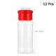 thumbnail image 5 of EeaseMX BESTONZON - 12 saleros y pimenteros de plástico para especias, condimentos, botellas para barbacoa, vinagreras, color rojo, 5 of 8