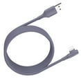 thumbnail image 3 of 5A Charging Cable Mobile Phone USB Elbow Data Transmission Cable Phone Elbow Charging Cord 0.25m for iOS, 3 of 9