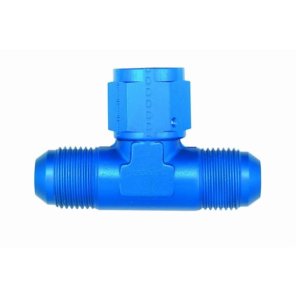 Aeroquip Coupler Fitting FBM2281 -4 AN; Tee; Aluminum; Blue