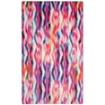 thumbnail image 2 of Safavieh Daytona Jepson Geometric Polyester Machine Washable Area Rug, Fuchsia/Purple, 4' x 6', 2 of 9