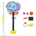 thumbnail image 1 of Ensemble de Panier de Basketball Ajustable pour Tout-Petits 1-3 Ans - Jouet de Sport Intérieur Extérieur avec Conception Détachable, Base Stable, Ballon à Haut Rebond et Gonfleur - Cadeau Parfait pour la Croissance des Enfants, Jeux de Fête &, 1 of 7