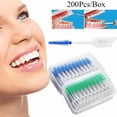 thumbnail image 2 of Interdental Silicone Brcomhes Dental Toothpicks Brcomh Between Teeth Silicone Toothpicks With Thread Oral Cleaning Tool, 2 of 6