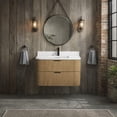thumbnail image 3 of Chantal 36" Floating Bathroom Vanity Oak, 3 of 11
