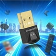 thumbnail image 3 of Upgraded Bluetooth 5.4 USB Adapter for PC Laptop, Wireless Dongle for Windows 11 10 8.1 7 Desktop Computer, Plug n Play Bluetooth Headset Speaker Keyboard Mice Printer Controller, 3 of 3