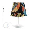 thumbnail image 2 of Birds with Flowers Desk Lamp 3 Color Modes LED Table Lamp Nightstand Reading Light for Bedroom Living Room, 2 of 8