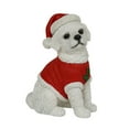 thumbnail image 2 of Dserfhy Realistic Dog Figurine Resin Puppy Animal Statue Christmas Decoration Lifelike Labrador Bichon Corgi Model for Indoor Outdoor Home Decor, 2 of 8