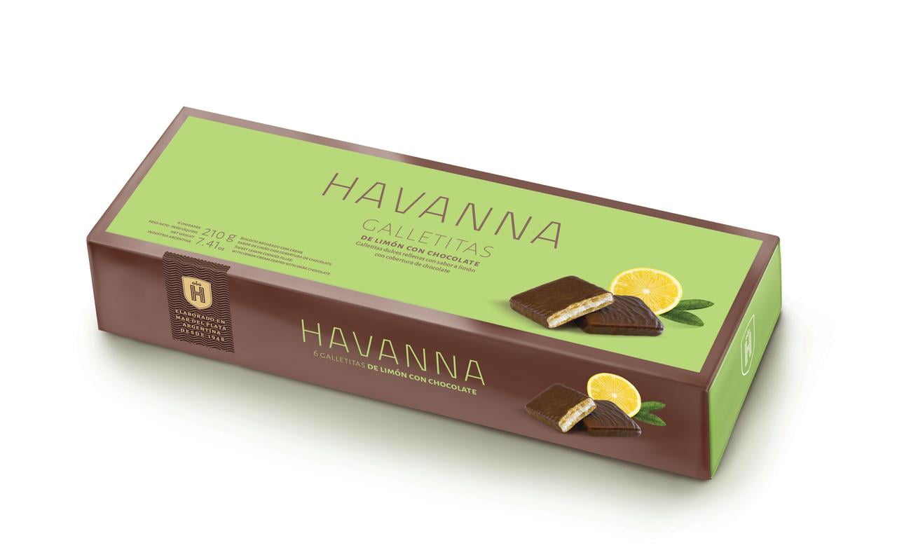 Havanna Chocolate Lemon Cookie x6