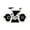 WH, variant on Yhmxh Home Essentials Home Appliances European Bicycle Style Page Turning Clock Desktop Clock Fashion Ornaments Decorative Clock Vintage Clock