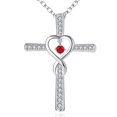 thumbnail image 2 of Joernso Casual Pendant Necklace Cross Design Comfortable to Wear Ornaments Unisex Handsome Necklace for Vacation, 2 of 8