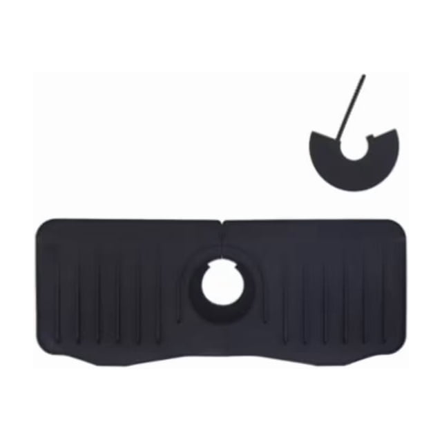 Almohadilla plegable for grifo de fregadero de cocina, protector contra salpicaduras de silicona, diseño que ahorra espacio, protector de encimera duradero y fácil de limpiar