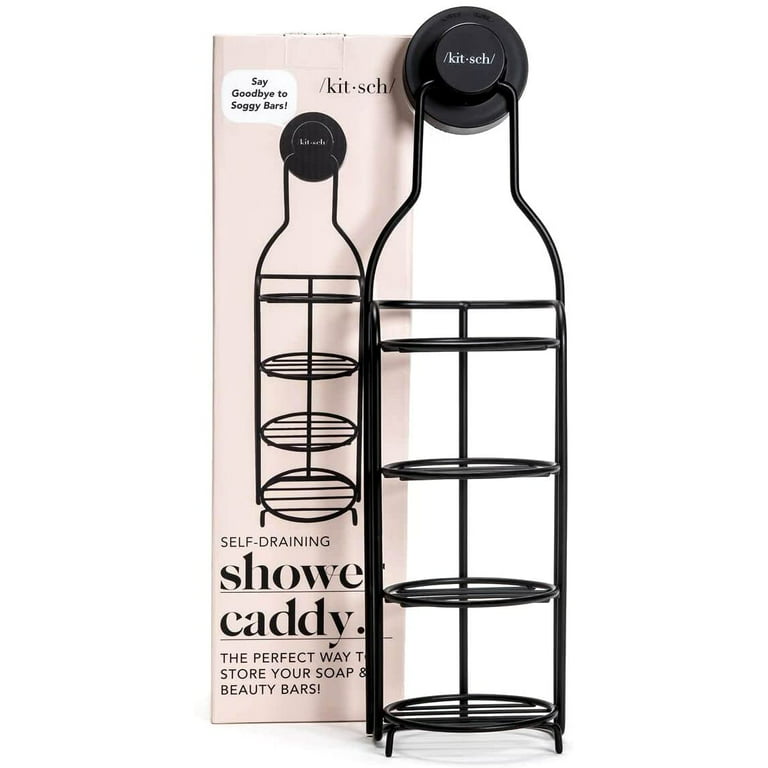  Kitsch Stainless Steel Shower Caddy with Suction Cup