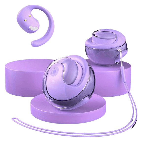 SENBENBAO Wireless Earbuds Bluetooth Open Ear Gaming Headphones Noise Cancelling with Mic and Earhooks