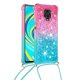 thumbnail image 2 of Funda para Xiaomi Redmi Note 9S/Redmi Note 9 PRO Brillantina Líquida Divertida Reluciente y con Cristales en Movimiento Cuerpo Cruzado con Cordón Ajustable, 2 of 5