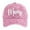 Pink, variant on Mama Hats For Women Adjustable Funny Baseball Cap Casual Outdoor Sun Watermelon Red,One Size