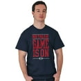 thumbnail image 5 of No Talkie Game is On Football Men's Graphic T Shirt Tees Brisco Brands X, 5 of 5