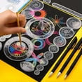 thumbnail image 5 of Juego de 22 espirógrafos para dibujar, dibujar y pintar, con espirales geométricas., 5 of 5