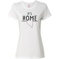 thumbnail image 3 of Inktastic It's Home- State of Nevada Outline Distressed Text Women's T-Shirt, 3 of 5