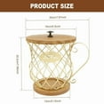 thumbnail image 6 of Coffee Pod Holder for K Cups, Coffee Capsule Holder, K Cup Holders for Counter, Coffee Pod Storage Organizer Basket, K Pods Container, 6 of 8