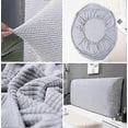 thumbnail image 4 of Single Bed Headboard Cover,Solid Color Elastic Protection Bed Headboard Cover Used For Bedroom Decoration Light Grey 120cm(43.3"-55.1"), 4 of 5
