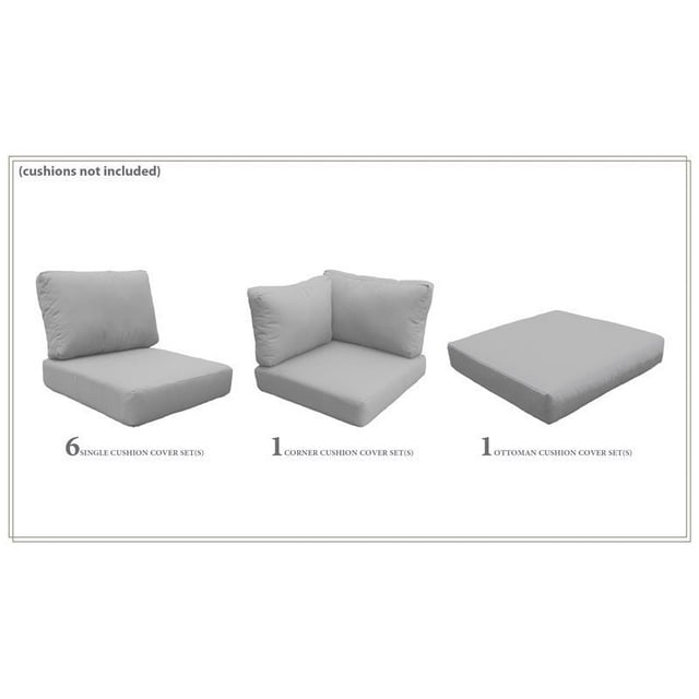 TK Classics Cover Set in Grey for FAIRMONT-10b
