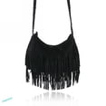 thumbnail image 4 of Women Fashion Cross Body Bag Tassel Fringe Messenger Shoulder Handbag, 4 of 4