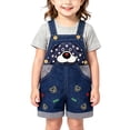 thumbnail image 2 of Abomasnow Boy Girl Jean Overalls Toddler 3D Graphic Denim Jumpsuit 9 Month-3 Years, 2 of 6