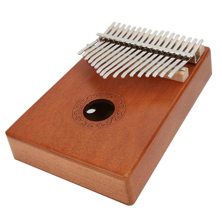 17 Key Kalimba Finger Mbira Mahogany Keyboard Music Instrument Wood Thumb  Piano