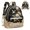 Bird Flower Vintage Pattern, variant on CHAQLIN Polyester Fabric Fashion Backpack Purse, Top Handle Mini Daypack for Travel Everyday Carry, Messy Line Kitten Print Women Fashion Backpack Purse