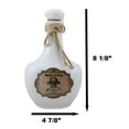 thumbnail image 3 of Ceramic Magic Voodoo Apothecary Cursed Skull Witch Poison Prop Potion Bottle, 3 of 9