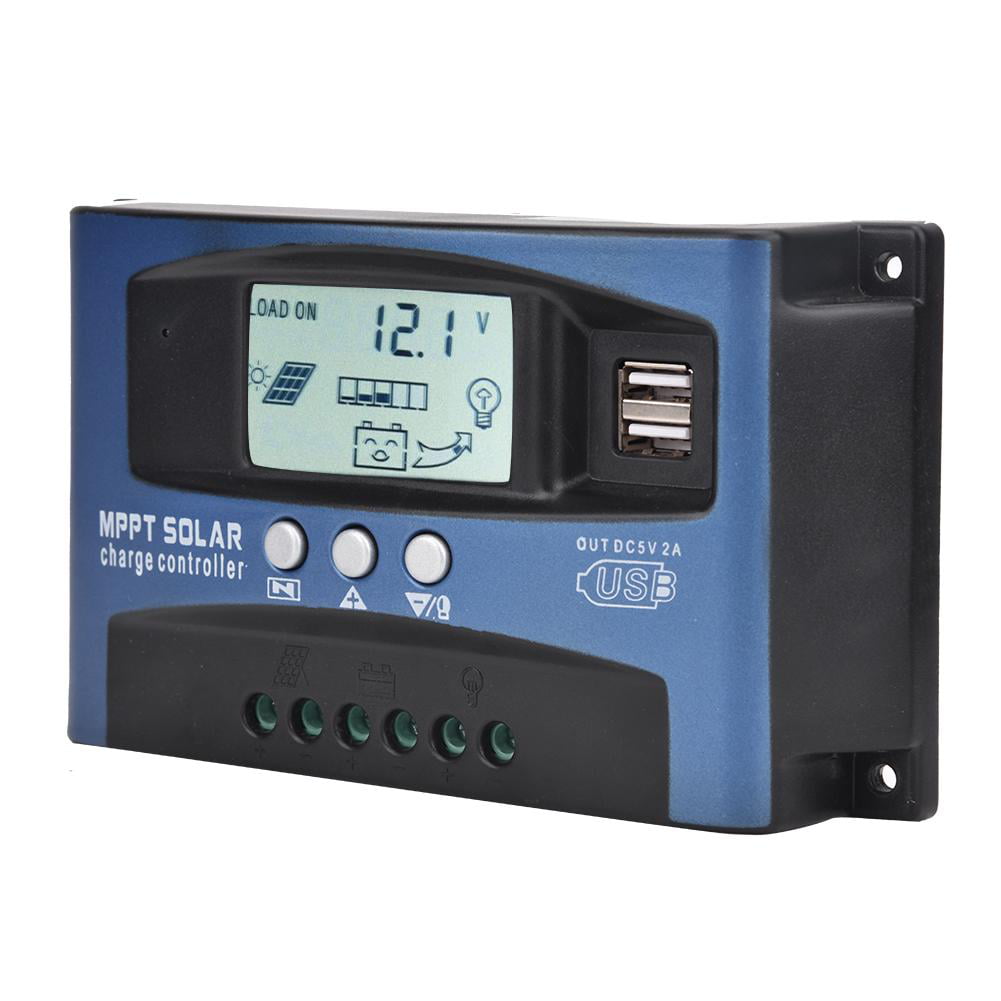 30-100A MPPT Solar Panel Regulator Charge Controller Auto Focus Tracking 12V/24V 