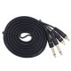 thumbnail image 2 of 10ft Dual RCA Male Jack to Dual 6.35mm 1/4" TS Male Plug Stereo o Cable Cord Wire for Mixer AV Amplifier, 2 of 5