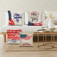 thumbnail image 4 of 250Th Anniversary Usa 4Th Of July Red, White Blue 18 In Independence Day Pillow Memorial Day Patriotic Pillowcase Decoration Independence Day Decorative Pillow, 4 of 8