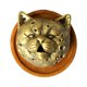 thumbnail image 2 of Quemador de reflujo, adornos de escritorio, soporte de reflujo para decoración del hogar Molde Leopardo Dorado, 2 of 9
