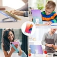 thumbnail image 3 of Funda para iPad 9.7 de 5.ª y 6.ª generación, protección de la piel de TPU, funda ligera antideslizante para Apple iPad 9.7 de 5.ª y 6.ª generación 2017 2018, 3 of 8