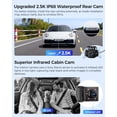 thumbnail image 6 of AZDOME Car Dash Camera M550 Max 3 Channel 4K 2.5K 1080P Dual STARVIS Sensors Built-in WiFi GPS with 64GB Card, 6 of 9
