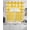 Yellow, variant on Yellow Plaid Swag Curtains for Living Room/Bedroom Windows, Watercolor Grid Checker Gingham Farmhouse Kitchen Curtains and Valances Set 36 Inch Length, Light Filtering Swags Valance Curtain Panels