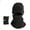 Black, variant on Neck Warmer Winter Fleece Neck Gaiter Ski Mask Balaclava Half Face Mask Cover for Men Women