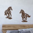 thumbnail image 2 of XWQ Forma de caballo Metal de metal Art No es fácil caer para caer aplicaciones de ancho reutilizables Decoración de arte de pared para al aire libre XWQ 715087826, 2 of 6