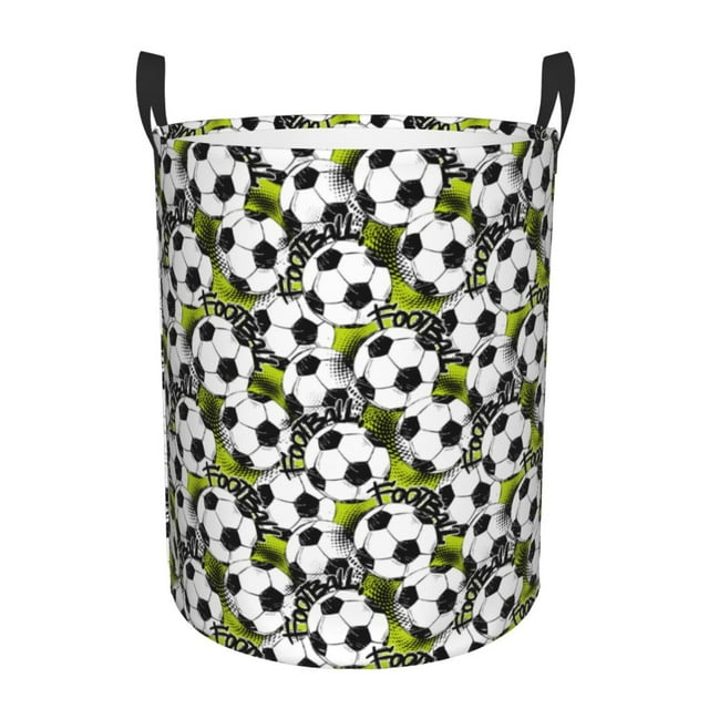 Disketp Panier à Linge Sale Rond à une Seule Couche avec Poignée pour Chambre, Salle de Bain, Dortoir Universitaire-Petit