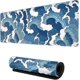 thumbnail image 1 of Japanese Wave Mouse Pad Blue And White Mouse Pad Gaming Large Xxl Long Mousepad Extended Xl Desk Mat Non-slip Rubber Base Stitched Edges Mice Pad 31.5, 1 of 5