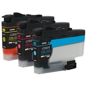 Brother Genuine LC30333PKS Super High-yield 3-Pack Color INKvestment Tank Printer Ink Cartridges