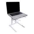 thumbnail image 3 of ProX T-LPS600WHITE, DJ Foldable Laptop Stand with Carrying Bag - White, 3 of 5