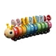 thumbnail image 3 of Juguete con forma de tren, juguete educativo de aprendizaje, señal de tráfico multifuncional, juego de vagones de tren de madera para de 1, 2 y, 3 of 9