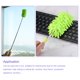 thumbnail image 5 of Chenilla Limpieza Plumero 11 a 31 Pulgadas Lavable Extensible Cepillo para Ventana Muebles Techo Ventilador Verde, 5 of 5
