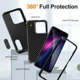 thumbnail image 3 of TECH CIRCLE for Motorola Moto G 5G 2025 Hybrid Case with KickStand,Heavy Duty Protection Shockproof/Dustproof/Drop Proof Anti-Scratch Slim Protective Durable Case Hard Cover for Women Men,K, 3 of 9