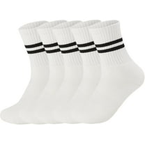 Pilates Grippy Socks with Grips for Women Yoga Non Slip Long Socks for Pure Barre, Ballet,Dance Workout 2-5 Pack