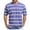 Multicolor-10, variant on Mens Shirts Short Sleeve, Men's Fashion Loose Fit Crewneck Stripe T-Shirt