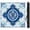Blue-And-White Double Dragon, variant on Mahjong Mat with Rules, 31.5" x 31.5" Non-Slip Noise-Reducing Mahjong Table Cloth, Blue Dragon Mah Jongg Table Mat for Poker, Cards, Dominoes, Board & Tile Games