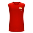 thumbnail image 3 of VBTAPA Clearance Today Prime! Beach Tank Top for Men Palm Tree Graphic Tanks Sleeveless Muscle Cut Off Shirts Casual Workout Undershirts Red S, 3 of 6